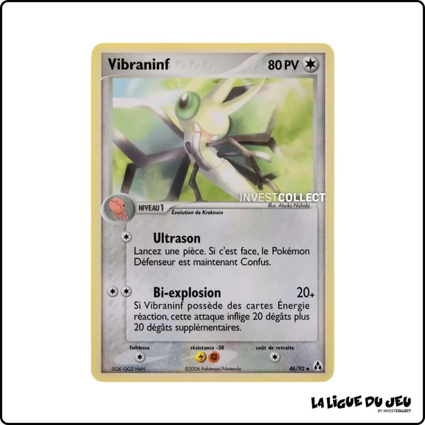 Peu commune - Pokemon - Créateurs de Légendes - Vibraninf 46/92
