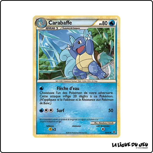 Peu commune - Pokemon - Déchaînement - Carabaffe 42/95