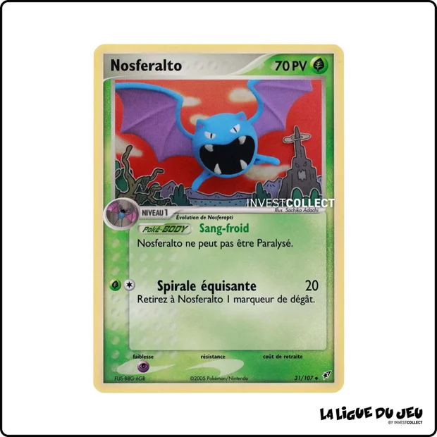Peu commune - Pokemon - Deoxys - Nosferalto 31/107