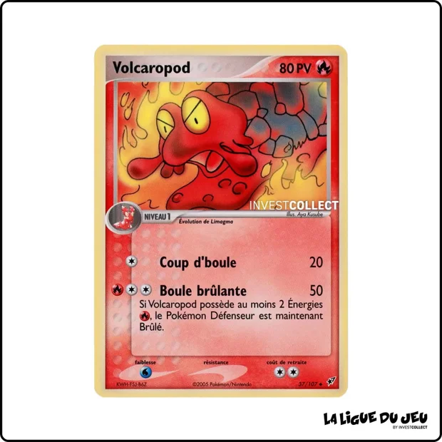 Peu commune - Pokemon - Deoxys - Volcaropod 37/107