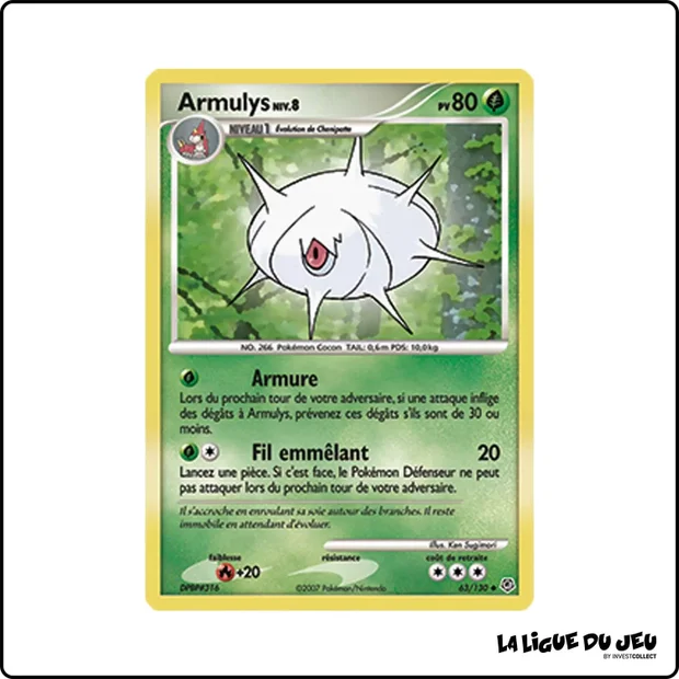 Peu commune - Pokemon - Diamant & Perle de Base - Armulys 63/130