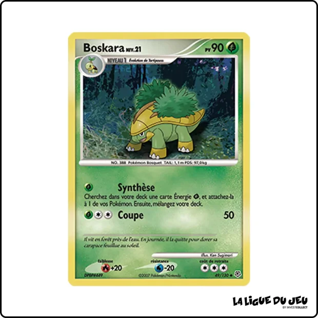 Peu commune - Pokemon - Diamant & Perle de Base - Boskara 49/130