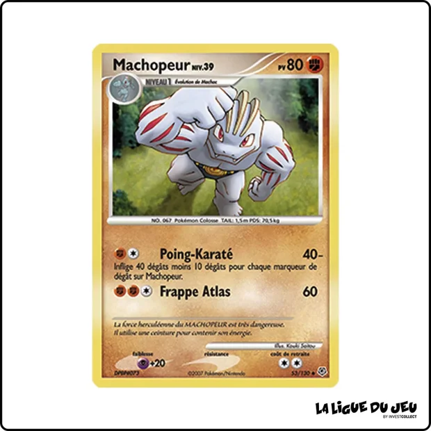 Peu commune - Pokemon - Diamant & Perle de Base - Machopeur 53/130