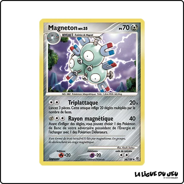 Peu commune - Pokemon - Diamant & Perle de Base - Magnéton 54/130
