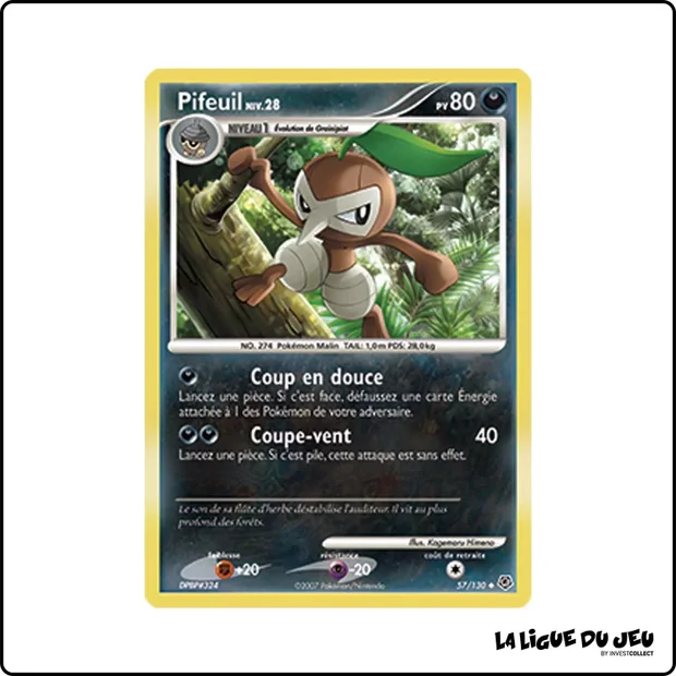 Peu commune - Pokemon - Diamant & Perle de Base - Pifeuil 57/130