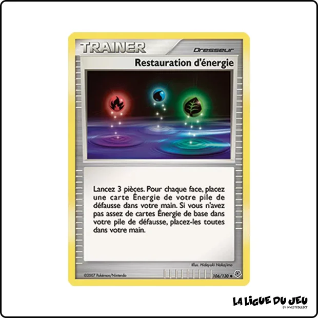 Peu commune - Pokemon - Diamant & Perle de Base - Restauration d'énergie 106/130