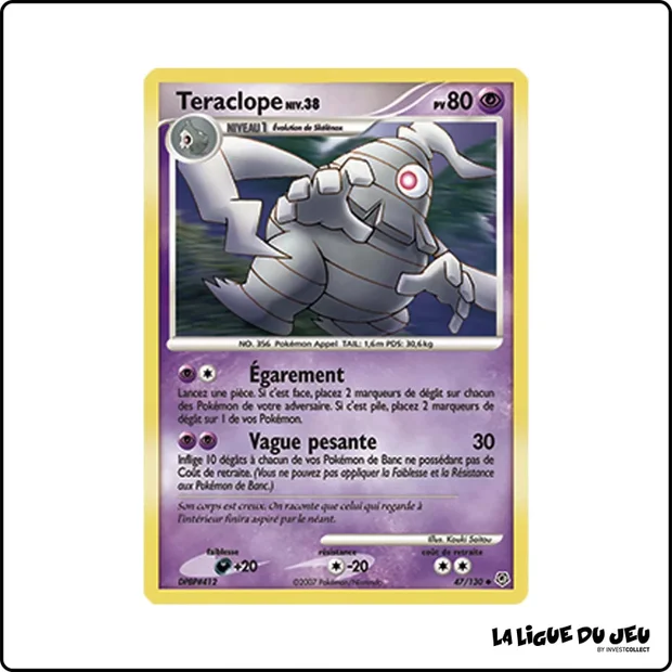 Peu commune - Pokemon - Diamant & Perle de Base - Téraclope 47/130