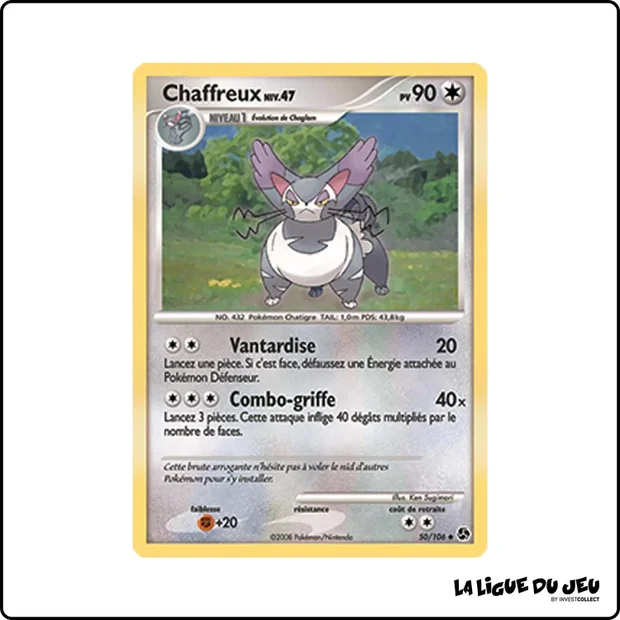 Peu commune - Pokemon - Duels au Sommet - Chaffreux 50/106