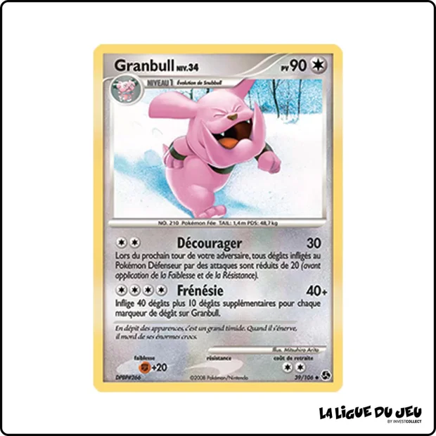 Peu commune - Pokemon - Duels au Sommet - Granbull 39/106
