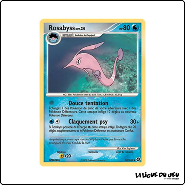 Peu commune - Pokemon - Duels au Sommet - Rosabyss 38/106