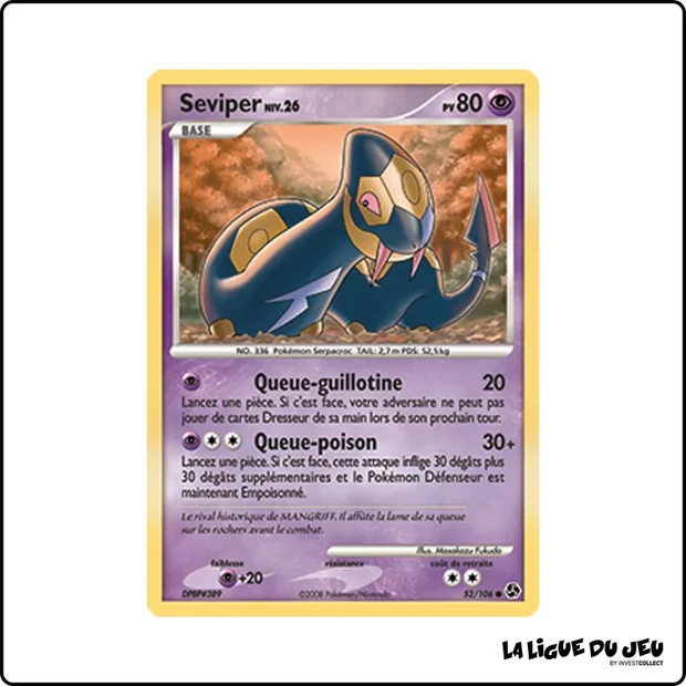 Peu commune - Pokemon - Duels au Sommet - Seviper 52/106