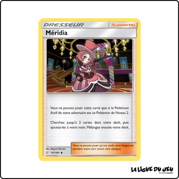 Peu commune - Pokemon - Duo de Choc - Méridia 137/181