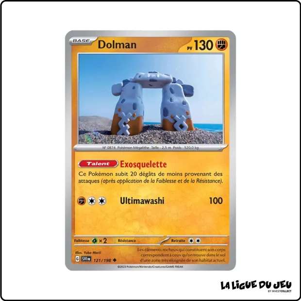Peu commune - Pokemon - Écarlate et Violet de Base - Dolman 121/198