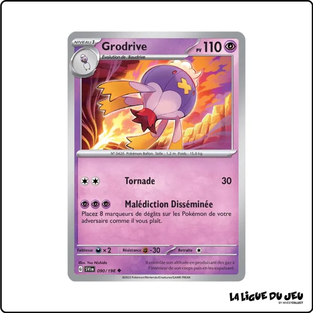 Peu commune - Pokemon - Écarlate et Violet de Base - Grodrive 90/198