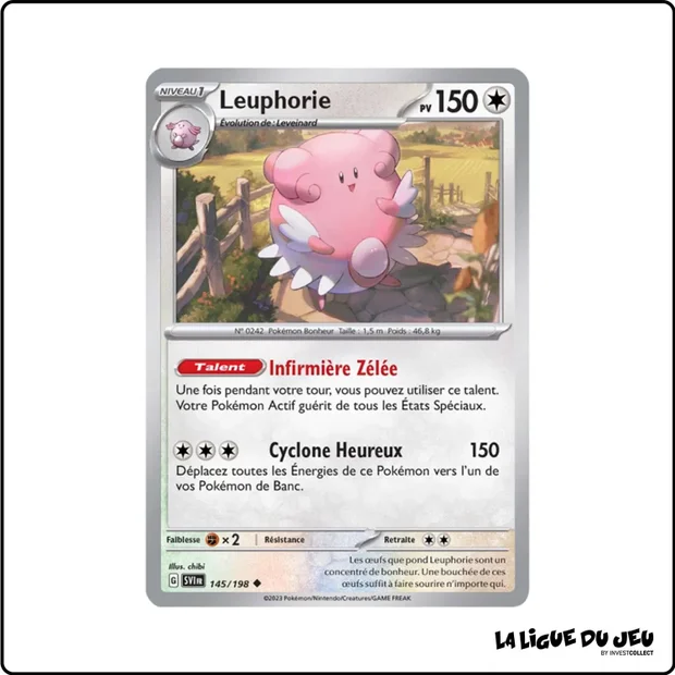 Peu commune - Pokemon - Écarlate et Violet de Base - Leuphorie 145/198