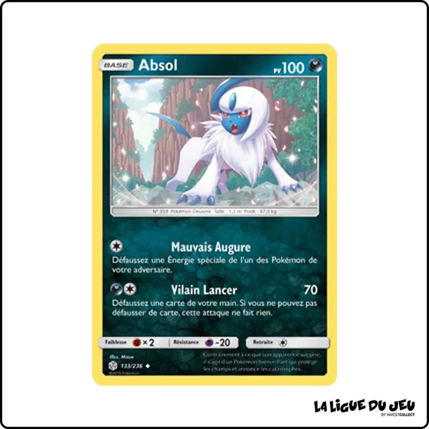 Peu commune - Pokemon - Éclipse Cosmique - Absol 133/236