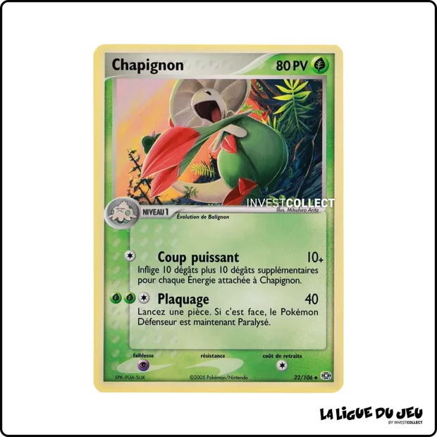 Peu commune - Pokemon - Émeraude - Chapignon 22/106