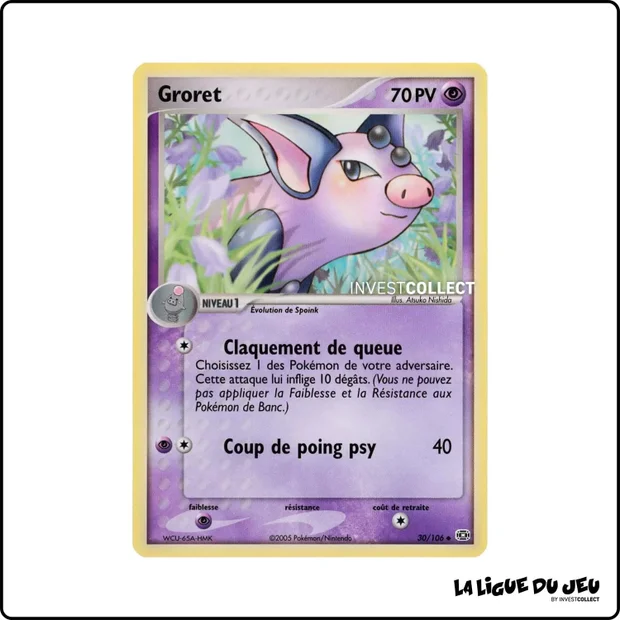 Peu commune - Pokemon - Émeraude - Groret 30/106