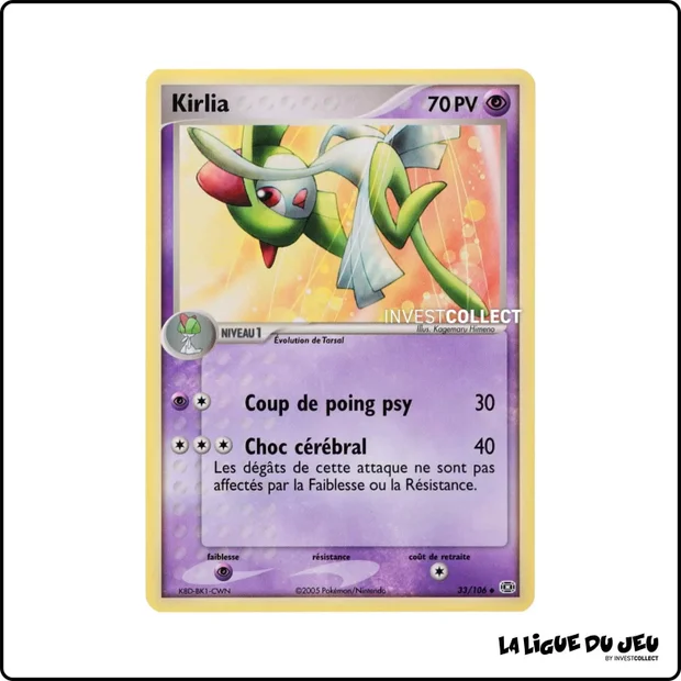 Peu commune - Pokemon - Émeraude - Kirlia 33/106