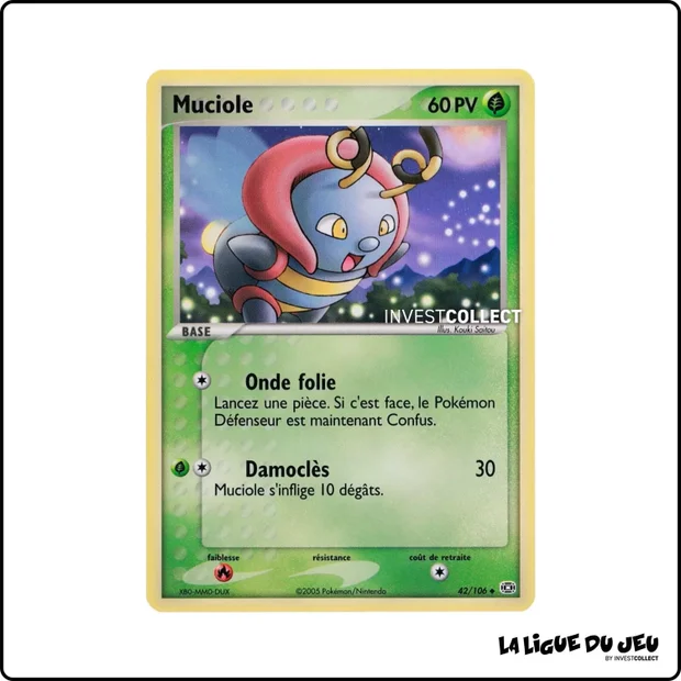 Peu commune - Pokemon - Émeraude - Muciole 42/106