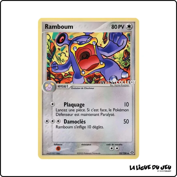 Peu commune - Pokemon - Émeraude - Ramboum 35/106