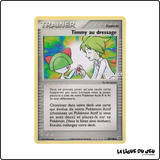 Peu commune - Pokemon - Émeraude - Timmy au dressage 85/106