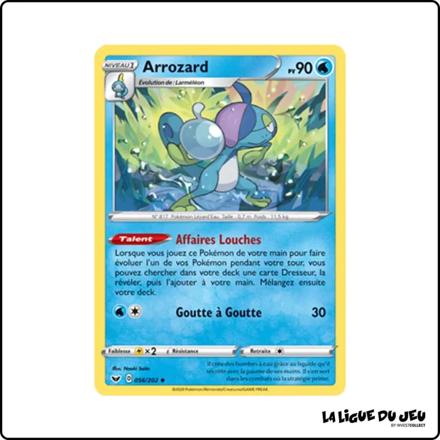 Peu commune - Pokemon - Épée et Bouclier de Base - Arrozard 56/202