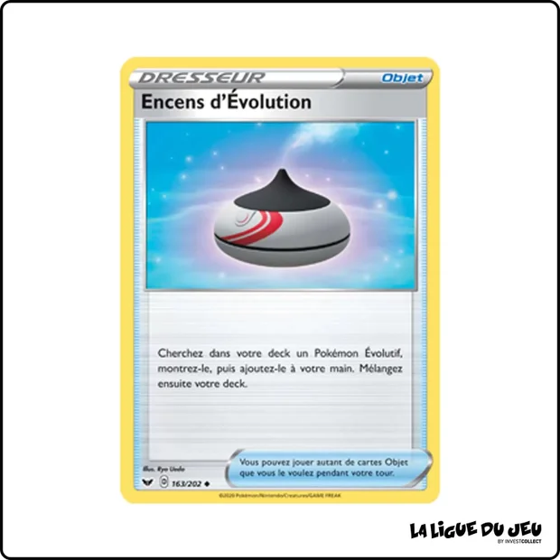 Peu commune - Pokemon - Épée et Bouclier de Base - Encens d'Évolution 163/202