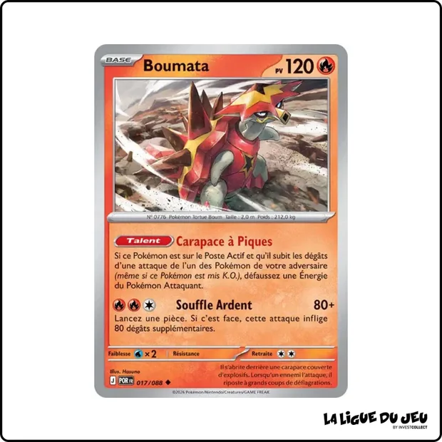 Peu commune - Pokemon - Équilibre Parfait - Boumata 17/88