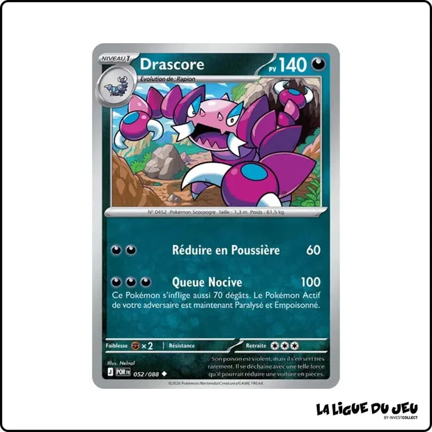 Peu commune - Pokemon - Équilibre Parfait - Drascore 52/88