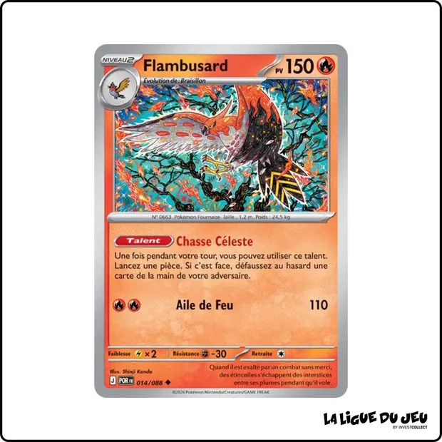 Peu commune - Pokemon - Équilibre Parfait - Flambusard 14/88