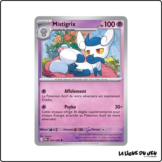 Peu commune - Pokemon - Équilibre Parfait - Mistigrix 34/88