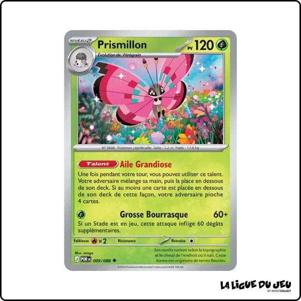 Peu commune - Pokemon - Équilibre Parfait - Prismillon 9/88