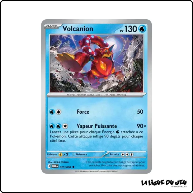 Peu commune - Pokemon - Équilibre Parfait - Volcanion 25/88