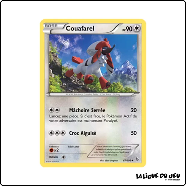 Peu commune - Pokemon - Étincelles - Couafarel 87/106