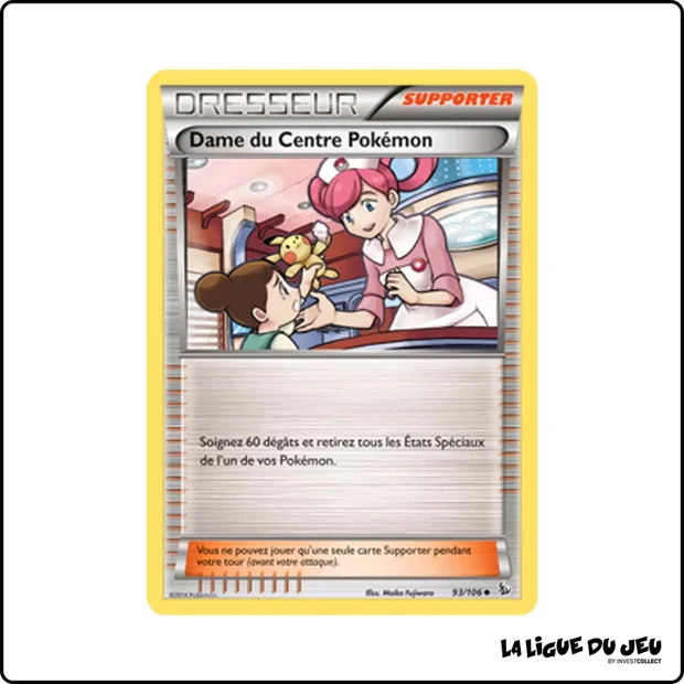Peu commune - Pokemon - Étincelles - Dame du Centre Pokémon 93/106