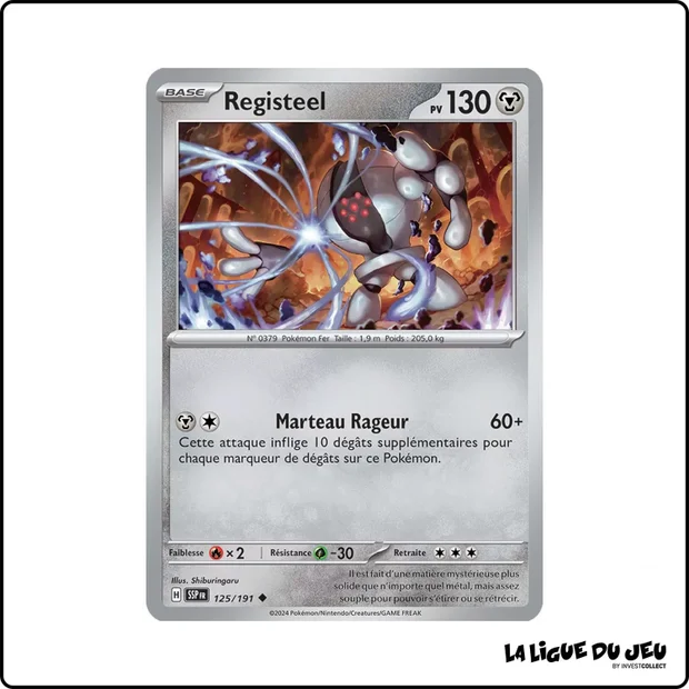 Peu commune - Pokemon - Étincelles Déferlantes - Registeel 125/191