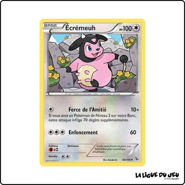 Peu commune - Pokemon - Étincelles - Écrémeuh 83/106