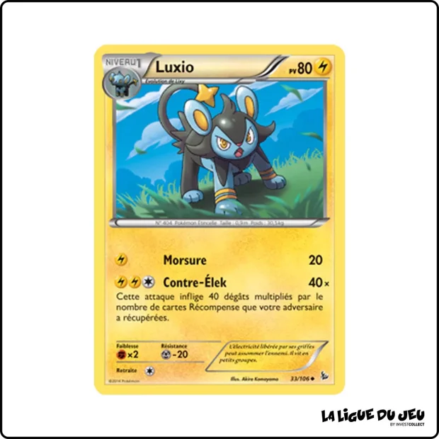 Peu commune - Pokemon - Étincelles - Luxio 33/106