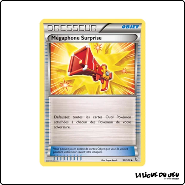 Peu commune - Pokemon - Étincelles - Mégaphone Surprise 97/106