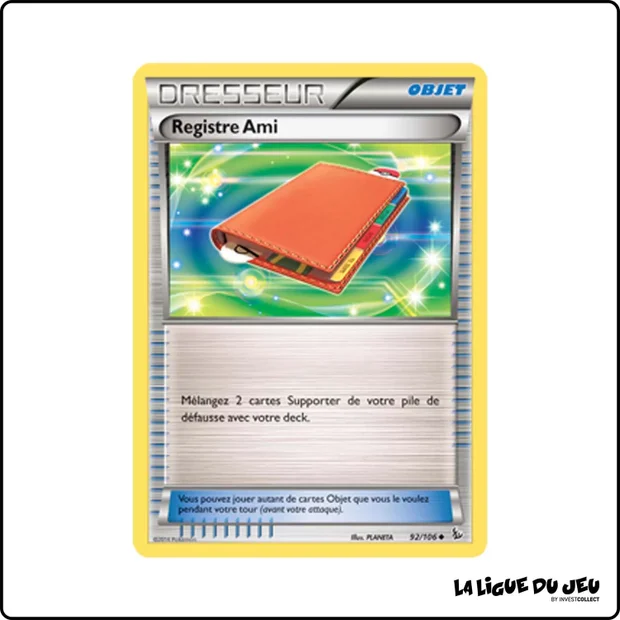 Peu commune - Pokemon - Étincelles - Registre Ami 92/106