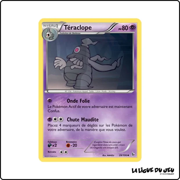 Peu commune - Pokemon - Étincelles - Téraclope 39/106