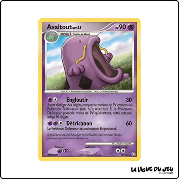 Peu commune - Pokemon - Éveil des Légendes - Avaltout 72/146