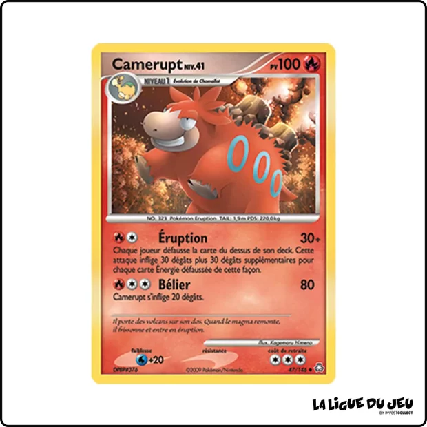 Peu commune - Pokemon - Éveil des Légendes - Camerupt 47/146