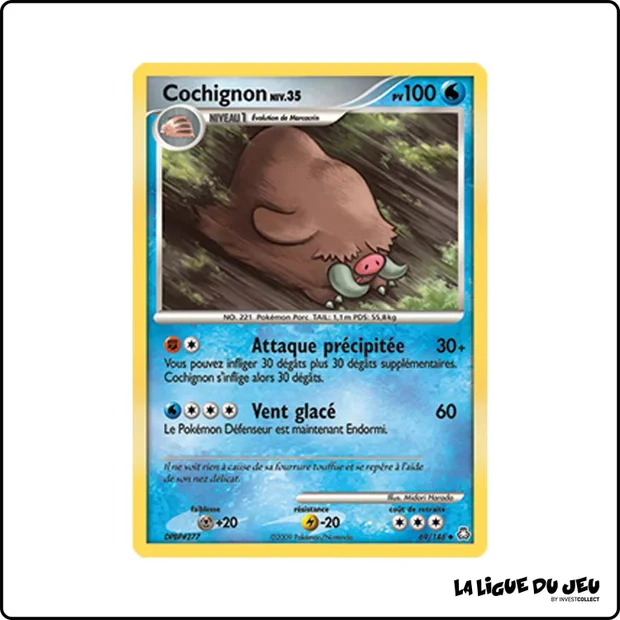 Peu commune - Pokemon - Éveil des Légendes - Cochignon 69/146