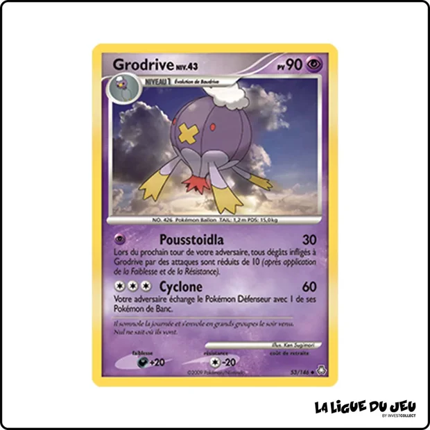 Peu commune - Pokemon - Éveil des Légendes - Grodrive 53/146