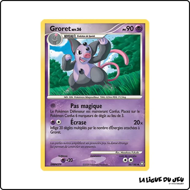 Peu commune - Pokemon - Éveil des Légendes - Groret 56/146