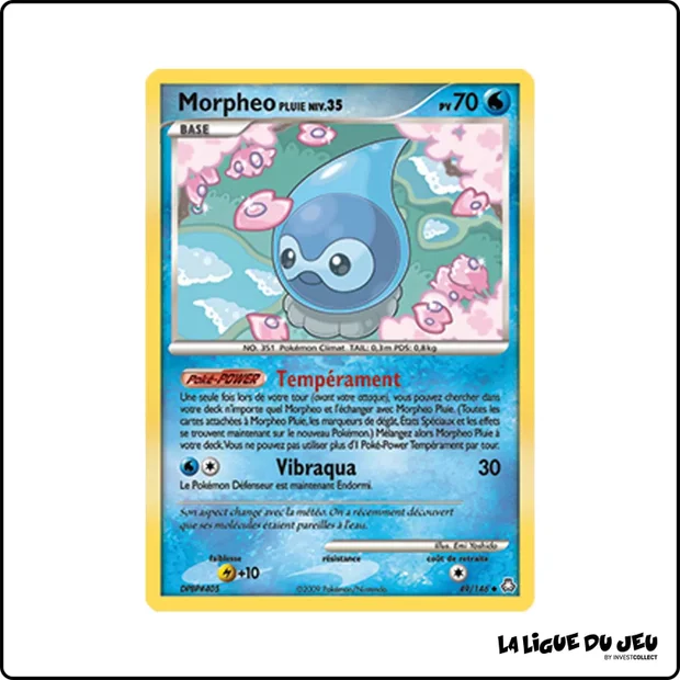 Peu commune - Pokemon - Éveil des Légendes - Morpheo Pluie 49/146