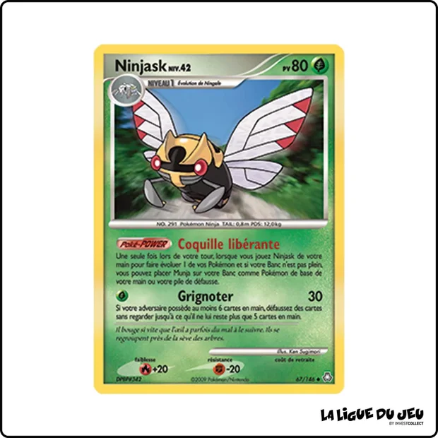 Peu commune - Pokemon - Éveil des Légendes - Ninjask 67/146