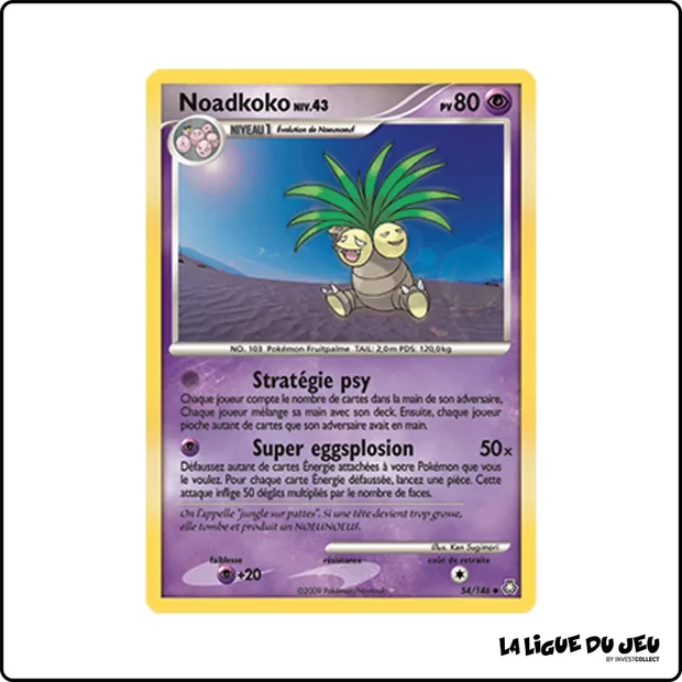Peu commune - Pokemon - Éveil des Légendes - Noadkoko 54/146